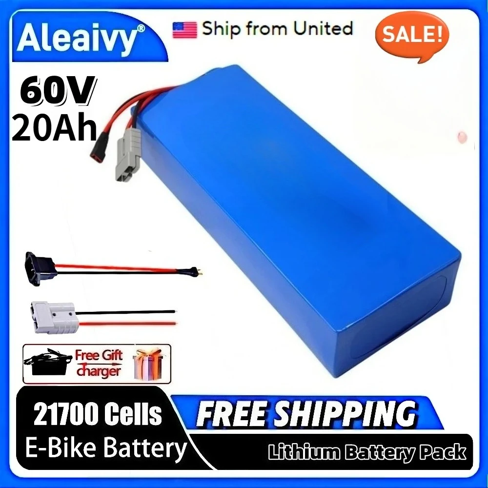16S6P Aleaivy 60V 20Ah Lithium – 60V 30Ah 21700 Battery Pack Bewertung und Preis