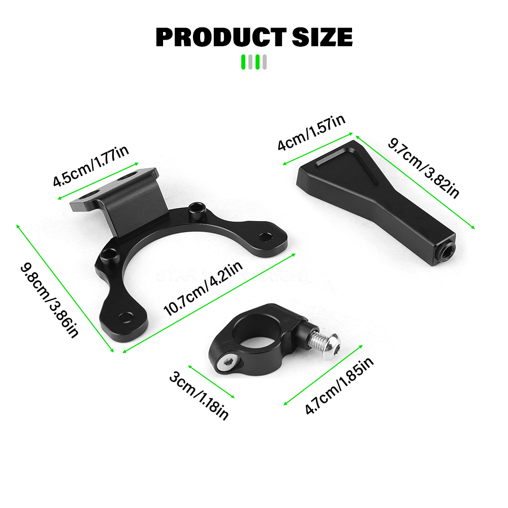 Neuer CNC-Lenkungsdämpfer mit  – Steering Damper Stabilizer Kit Cnc Bewertung und Preis