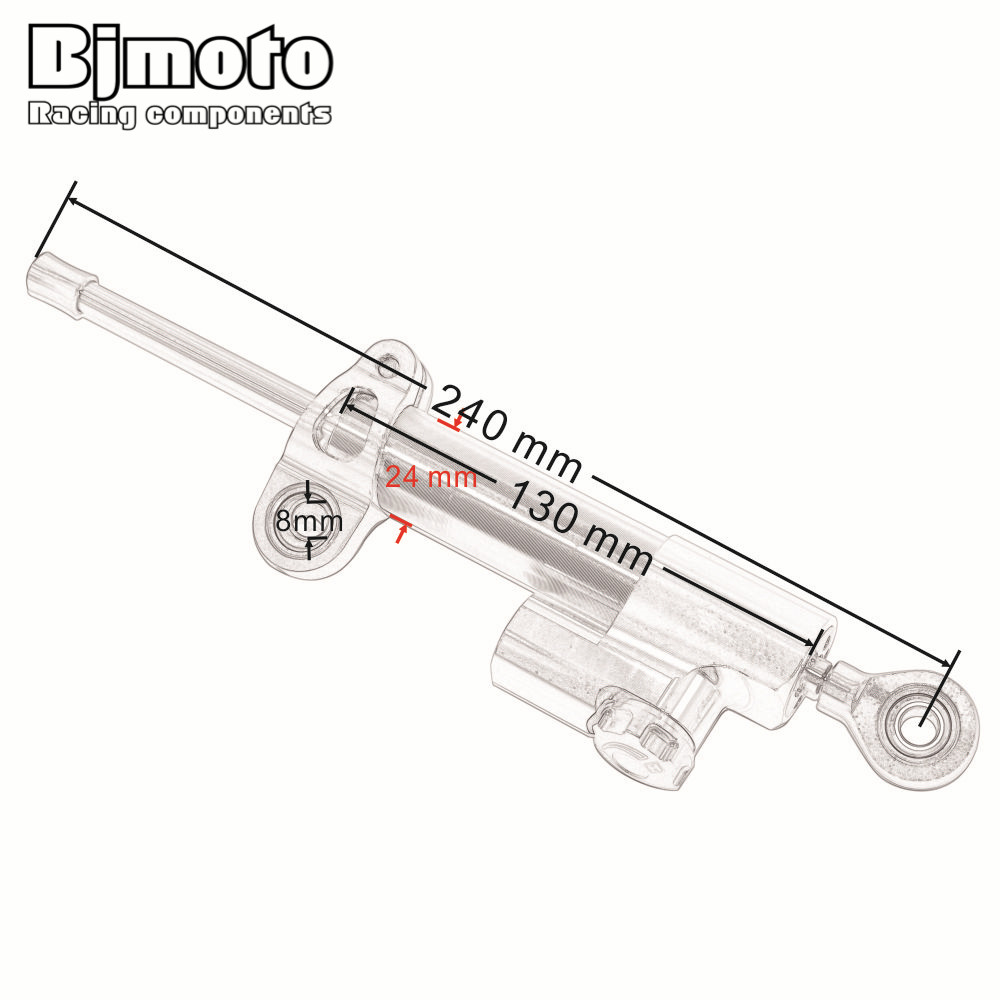 BJMOTO Motorrad Lenkungsdämpfe – Steering Damper Stabilizer Kit Cnc Bewertung und Preis