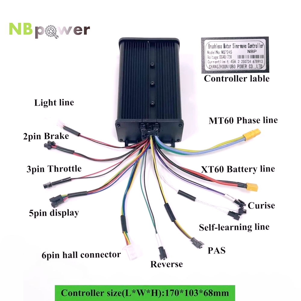 Dual-Mode NBpower 48V/72V 45A  – 72V 45A Dual Controller Bewertung und Preis
